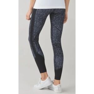Lululemon Drop It Like It’s Hot Black and White Speckled Leggings